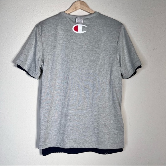 NWOT Mens Champion Reversible Mesh Tee Navy - Picture 8 of 10